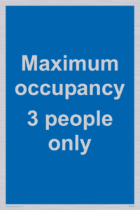 Maximum occupancy 3