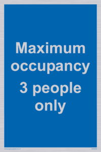 Maximum occupancy 3