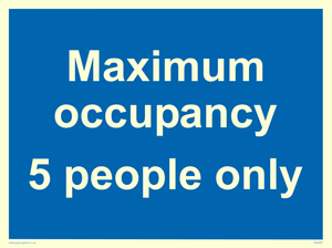 Maximum occupancy 3