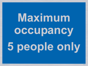 Maximum occupancy 3