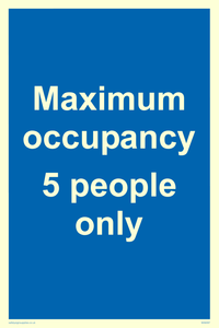 Maximum occupancy 3