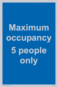 Maximum occupancy 3