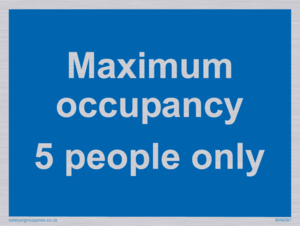 Maximum occupancy 3