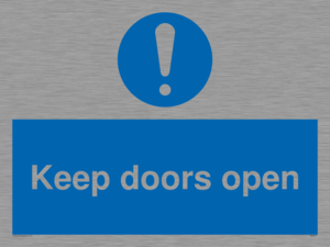 Keep doors open