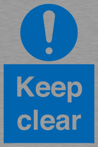 Keep clear
