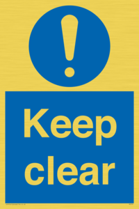 Keep clear