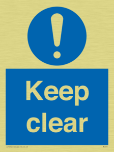 Keep clear