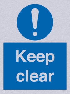 Keep clear