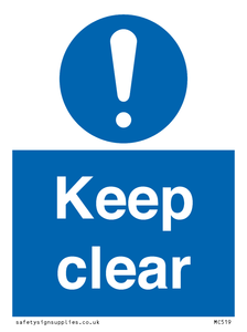 Keep clear