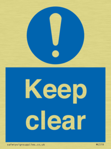 Keep clear