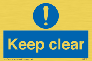 Keep clear