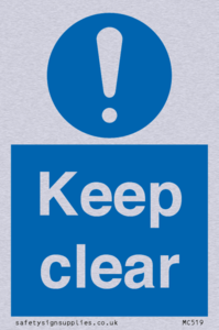 Keep clear