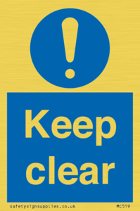 Keep clear