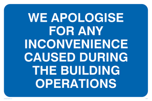 Apologies during building