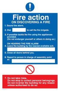 Fire Action Notice