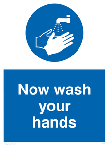 now wash your hands