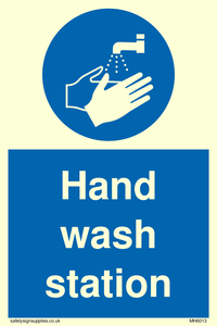 Hand wash station