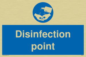Disinfection point