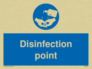 Disinfection point