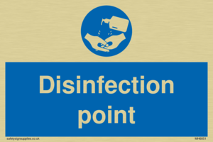 Disinfection point