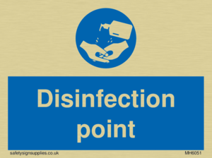 Disinfection point