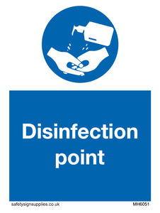 Disinfection point