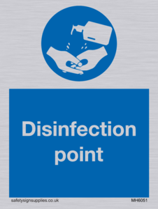 Disinfection point