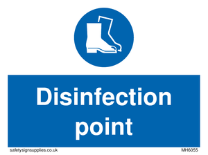 Disinfection point