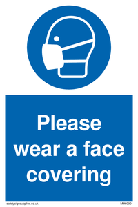 Please wear a face covering
