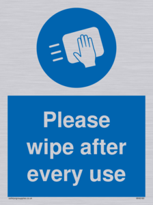 Please wipe after every use