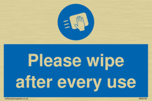 Please wipe after every use
