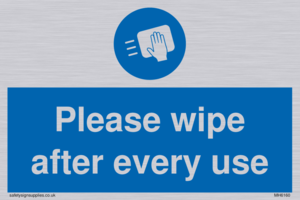 Please wipe after every use