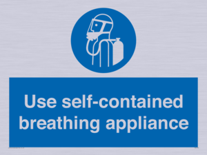 Use self-contained breathing appliance