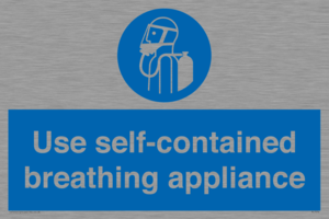 Use self-contained breathing appliance