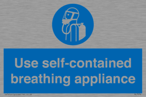 Use self-contained breathing appliance