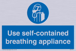 Use self-contained breathing appliance