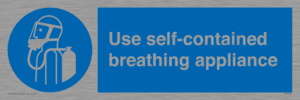 Use self-contained breathing appliance
