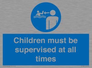 Children must be supervised at all times