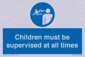 Children must be supervised at all times