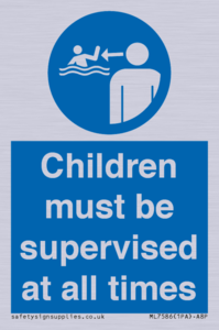 Children must be supervised at all times