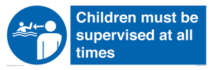 Children must be supervised at all times