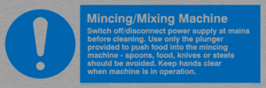 mincing/mixing machine rules
