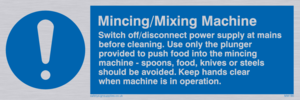 mincing/mixing machine rules