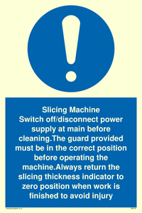 slicing machine rules