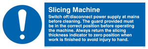 slicing machine rules