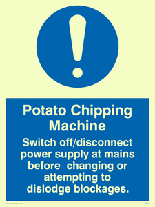 potato chipping machine rules
