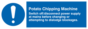 potato chipping machine rules