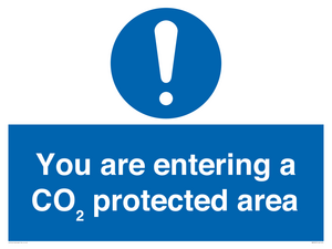 You are entering a CO₂ protected area