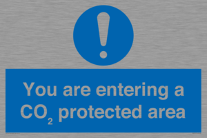 You are entering a CO₂ protected area