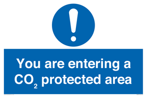 You are entering a CO₂ protected area